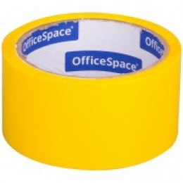 Клейкая лента 48мм*40м желтая 45мкм OfficeSpace/уценка