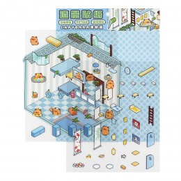 Наклейки-румбокс 'Капибара' для создания миниатюрных сцен, ФЕНИКС+