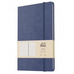 Бизнес-блокнот А5 96л линия 'Joy Book. Летние сумерки' ЭКСМО, иск.кожа, на резинке