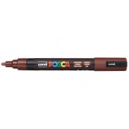 Маркер-краска какао 1,8-2,5мм UNI POSCA PC-5M, пулевидный наконечник