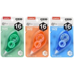 Корректор-лента 5мм*16м Weibo, ассорти