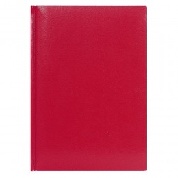 Ежедневник А5 352стр красный 'Manchester' Portobello, искусственная кожа, без календаря
