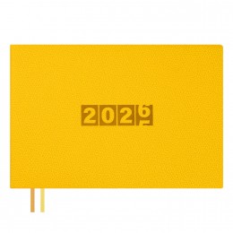 Еженедельник 2026г. 181*127мм 64л. горчичный 'Джут' ESCALADA, кожзам