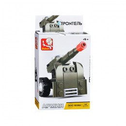 Конструктор пластиковый 'Армия. Боевой танк', 26 эл. №SL-7551, UNICON 