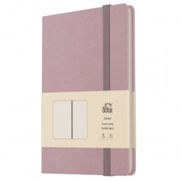 Бизнес-блокнот А4- 96л клетка 'Joy Book. Ежевичное суфле' ЭКСМО, иск.кожа, на резинке