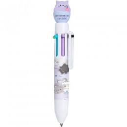 Ручка шариковая 8ми цветная 0,7мм deVENTE 'Призрачное мяуканье'