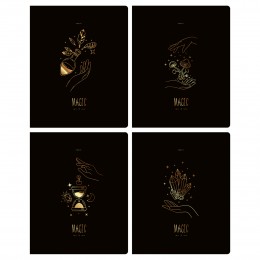 Тетрадь 48л А5 клетка 'Магия' BG 