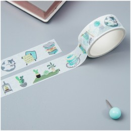 Клейкая лента декоративная 'Cozy' MESHU, 15мм*3м