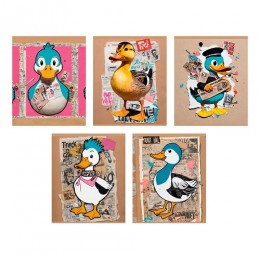 Тетрадь 48л А5 клетка 'АРТ-утки' ЭКСМО