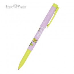 Ручка шариковая 0,7мм синяя Bruno Visconti FreshWrite 'Авокадо. Селфи'