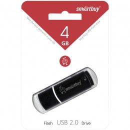 Карта памяти 4Gb Smart Buy 'Crown' USB 2.0 Flash Drive, черная