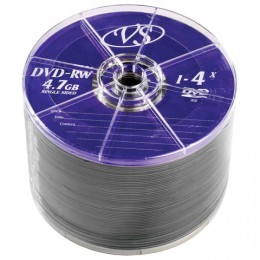 DVD-RW диск, VS 4,7 Gb 4x Bulk (1шт)