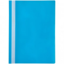 Папка-скоросшиватель А4 прозрачный верх голубая 120мкм OfficeSpace