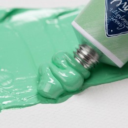 Краска масляная 46мл 'Мастер-Класс' Малахитовая светлая, туба