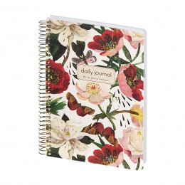 Ежедневник А5 136л 'Cute Diary. Пионы' Bruno Visconti, гребень