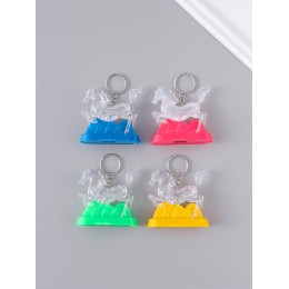 Брелок-фонарик для ключей 'Лошадь в горах' мигает, 6,5*2,5*6,2 см