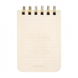 Блокнот А7 100л, гребень, линия 'Бабочки. Стрекозы' Bruno Viscont