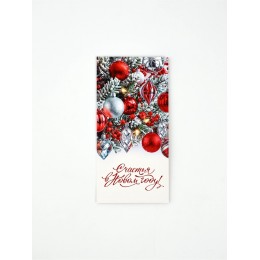 Конверт для денег 'Счастья в новом году' шары, 16,5*8см