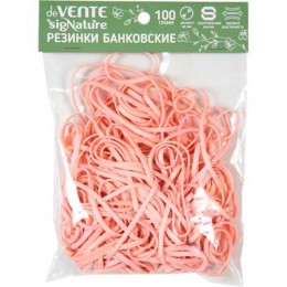 Резинки для денег 100г deVENTE 'sigNATURE' , 60мм, пудрово-розовый, синт.каучук