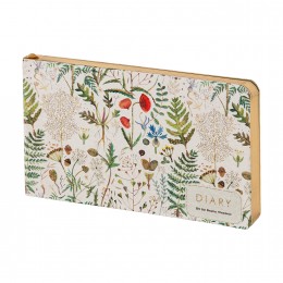 Еженедельник А6 80л 'Луговые травы' Bruno Visconti, кожзам, золотой срез