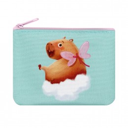 Кошелек детский 'Капибара-милашка' 11*8см, полиэстер, молния, сублимационная печать, ФЕНИКС+