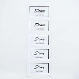 Набор наклеек 'Hand made' 5 штук
