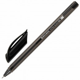 Ручка гелевая 0,5мм черная BRAUBERG 'Extra Glide Gel', трехгранная