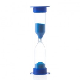 Часы песочные 'Саммит', синие, 9*3см, на 5 минут