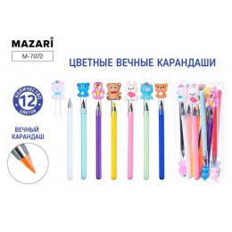 Карандаши 12цв MAZARI 'Вечный карандаш'