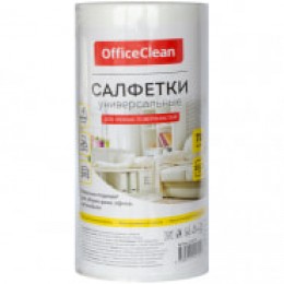 Салфетки универсальные OfficeClean, 20*22см, 70шт., в рулоне, 0,045г/м2