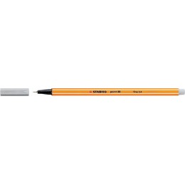 Ручка капиллярная 0,4мм светло-серая STABILO 'Point'