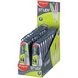 Готовальня 5 предметов MAPED 'Study', с циркулем, в пластик.футляре