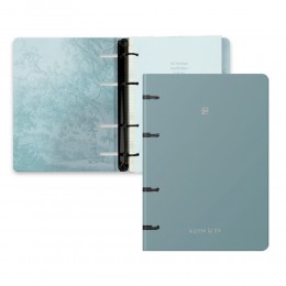 Тетрадь 120л А5 клетка на кольцах 'FLOREALE. Smoky Sky' ЭКСМО