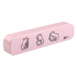 Пенал пластмассовый 'Каникулы капибары', 19,7*4,5*2,2см, полипропилен, ФЕНИКС+