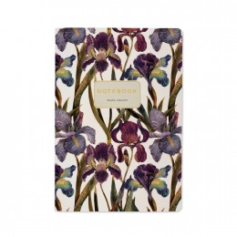 Тетрадь 40л А5 клетка 'Ирисы' Bruno Visconti