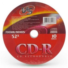 CD-R диск, VS 52х 80мин