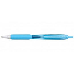 Ручка шариковая автомат. 0,7мм синяя UNI 'Jetstream' SXN-101-07FL корпус голубой