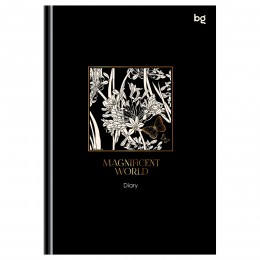 Ежедневник А5 136л 'Magnificent world. Dark' BG, 7БЦ, глянцевая ламинация, тиснение фольгой