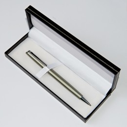 Ручка подарочная шариковая 'Ferra bronze', синяя, сталь, поворотный механизм,в подарочной упаковке