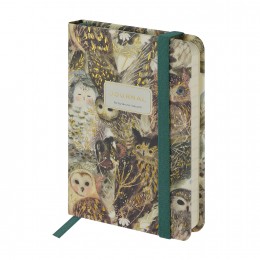 Блокнот А6 100л линия'Megapolis Journal. Волшебные совы' Bruno Visconti, на резинке