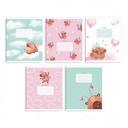 Тетрадь 12л клетка 'Капибара-милашка' ФЕНИКС+