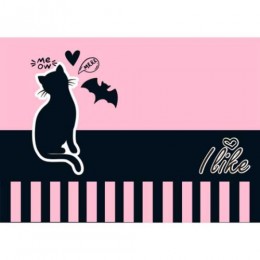 Клеенка для труда 50*70см 'Cat secret' КОКОС, ПВХ, 120мкм