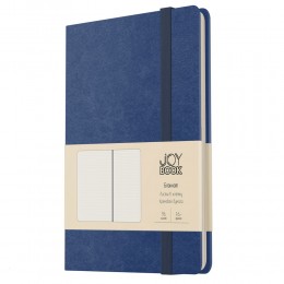 Бизнес-блокнот А6- 96л клетка 'Joy Book. Летние сумерки' ЭКСМО, иск.кожа, на резинке