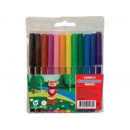 Фломастеры 12цв Цветик, смываемые