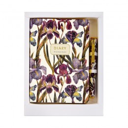 Набор подарочный Bruno Visconti 'Флора. Ирисы': ежеднеаник А6+ и ручка