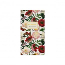 Тетрадь-блокнот А6 30л клетка 'Пионы' Bruno Visconti, сшивка