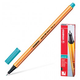 Ручка капиллярная 0,4мм голубовато-бирюзовая STABILO 'Point'