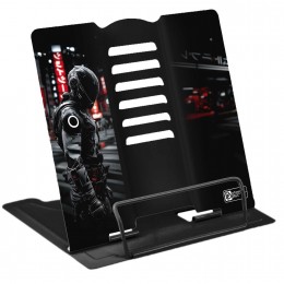 Подставка для книг, металл, 'Гонщик в шлеме' 6 углов наклона, ФЕНИКС+