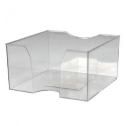 Подставка для бумажного блока 9*9*5см SPONSOR, пластик, прозрачная