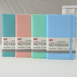 Блокнот А6 100л линия 'Pastel' DEPAI, тв.обложка, на резинке, ассорти 